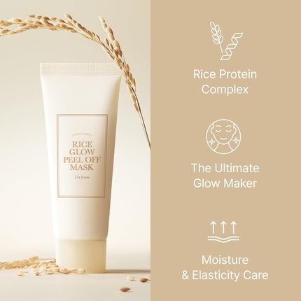 I'M From Rice Glow Peel Off Mask 246 Ounce Natural Glow With Rice Protein