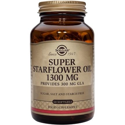 Solgar Super Starflower Oil 1300Mg Softgels With Omega-6 And Gla 60 Capsules