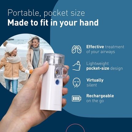 Mini Air 360+ Portable Silent Inhaler Mesh Nebulizer - Image 3