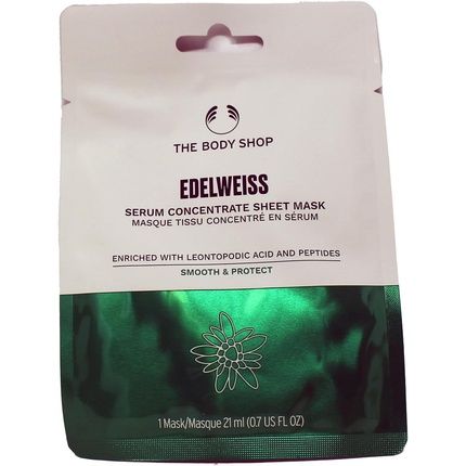 The Body Shop Serum Concentrate Sheet Mask Edelweiss Smooth & Protect