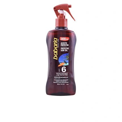 Babaria Carrot Tanning Oil Spray Spf 6 300Ml