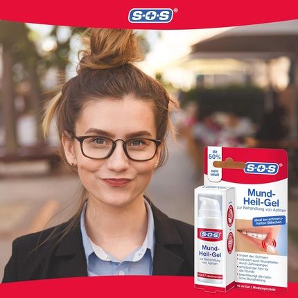 Sos Mouth Healing Gel For Relief Of Pain From Aphthae On Tongue, Oral Mucosa And Lips, Also For Minor Wounds From Braces, Accelerates Healing Process 15Ml - Image 3