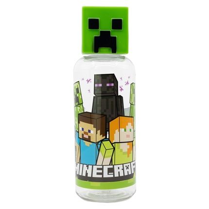 Stor Water Bottle With 3D Figurine 560 Ml Minecraft