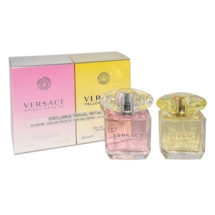 Versace Bright Crystal Duo Eau De Toilette Set 30Ml Each
