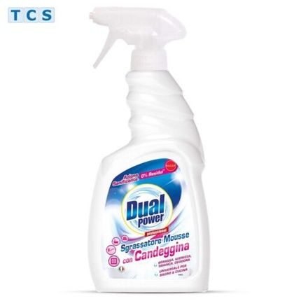 Dual Power Degreaser Mousse Bleach Cleaner Spray 750Ml