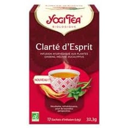 Organic Ayurvedic Clarity Of Mind Infusion 17 Tea Bags - Yogi Tea Herbal Teas