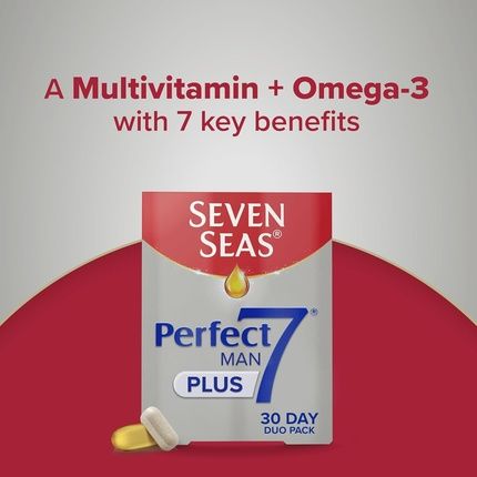 Seven Seas Perfect7 Man Plus Multivitamin With 1000Mg Fish Oil 60 High Strength Tablets 250Mg Epa & Dha - Image 3