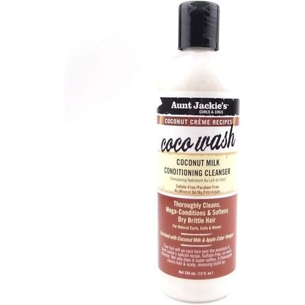 Aunt Jackie'S Coco Wash Coconut Milk Conditioning Cleanser 355Ml
