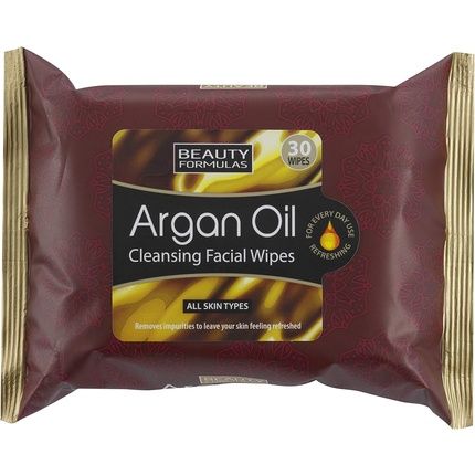 Beauty Formulas Facial Wipes With Argan Oil