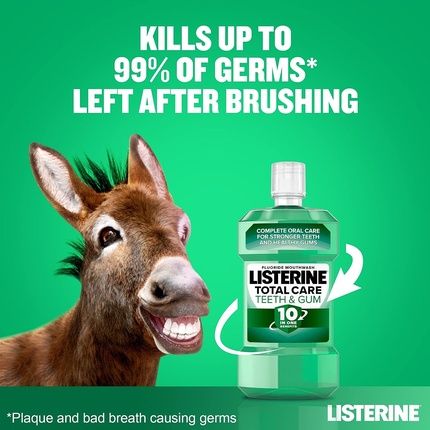 Listerine Teeth & Gum Defence Fresh Mint Mouthwash 500Ml - Image 3