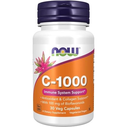 Now Foods Vitamin C 1000Mg With Rose Hips & Bioflavonoids
