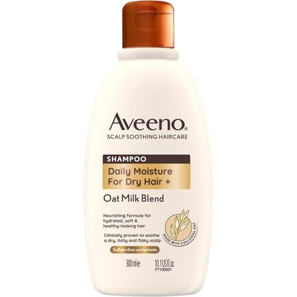 Aveeno Hydrating Oat Milk Scalp Soothing Shampoo For Dry Hair 300Ml