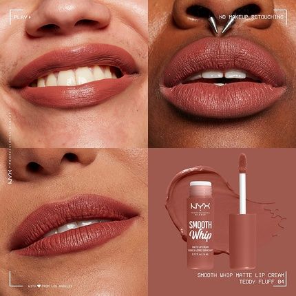 Nyx Professional Makeup Smooth Whip Matte Lip Cream Teddy Fluff 4Ml - Image 3
