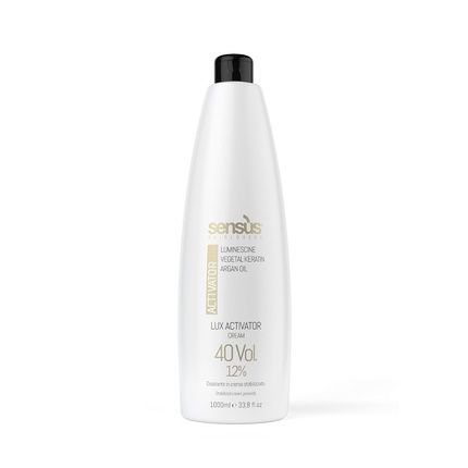Stabilized Cream Peroxide Lux Activator By Sens.Us Special Stabilized Oxidizing Cream Enriched With Innovative Active Ingredients 1000Ml 40 Vol 12%