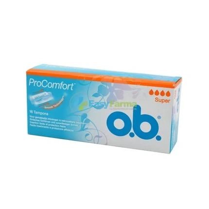 Johnson & Johnson Ob Procomfort Super 16 Tampons
