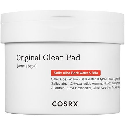 Cosrx One Step Original Clear Pad Bha Toner-Soaked Exfoliating 70 Pads