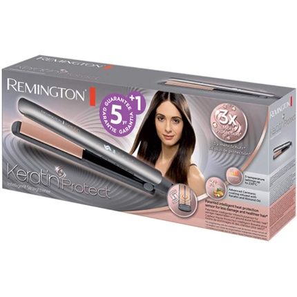 Remington Keratin Protect Hair Straightener With Patented Heat Protection Sensor And Digital Display 160-230Degc