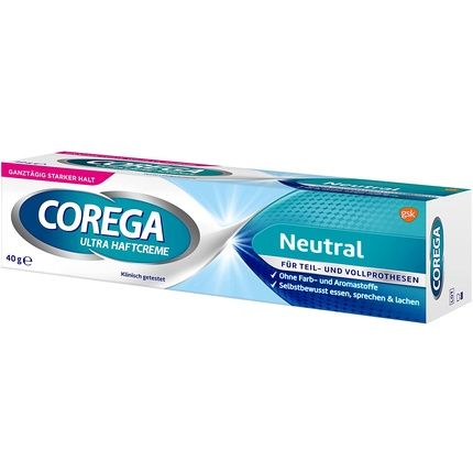 Corega Ultra Neutral Denture Adhesive For Dentures/Third Teeth 40G - Image 3
