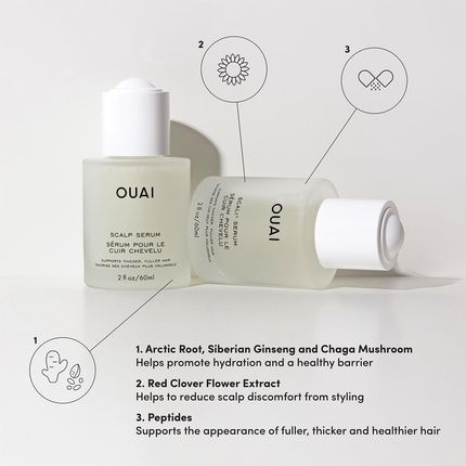 Ouai Scalp Serum Balancing Hair Serum With Red Clover Extract - Image 3
