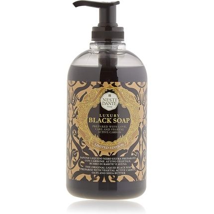 Nesti Dante Luxury Black Liquid Soap With Activated Charcoal 500Ml
