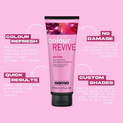 Osmo Color Revive Hot Pink Bright Pink With Violet Undertone Conditioning
