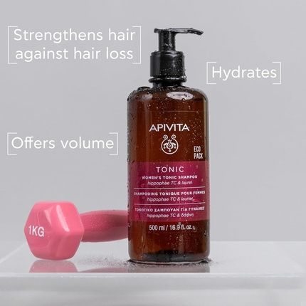 Apivita Tonic Shampoo For Women Thinning Hair 500Ml - Natural Hair Loss Shampoo