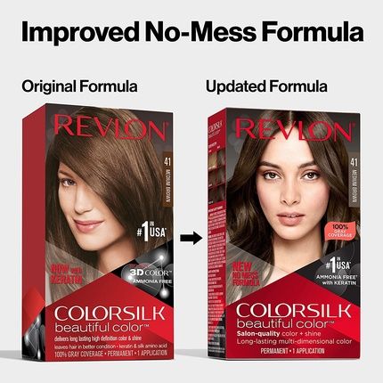 Revlon Colorsilk Beautiful Color Dark Soft Brown - Image 3