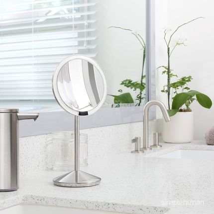 Simplehuman St3004 12Cm Sensor Mirror Fold Light Up Makeup Magnifying Mirror - Image 3