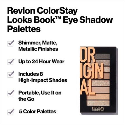 Revlon Colorstay Looks Book Ultra Thin Eyeshadow Palette 3.4G