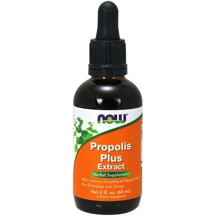 Now Foods Propolis Plus Extract Bee Resin Drops 60Ml
