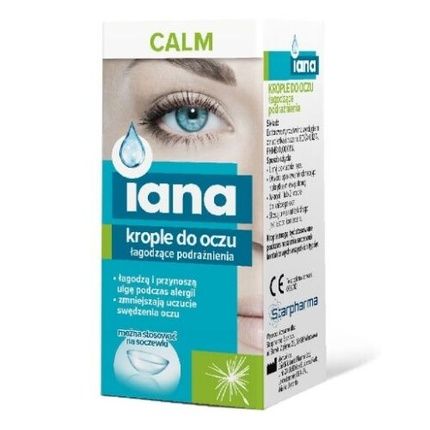 Starpharma Iana Soothing Eye Drops For Irritations 10Ml