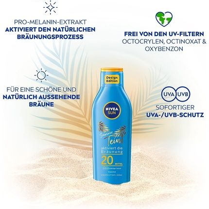 Nivea Sun Summer Complexion Sun Lotion Spf 20 200Ml