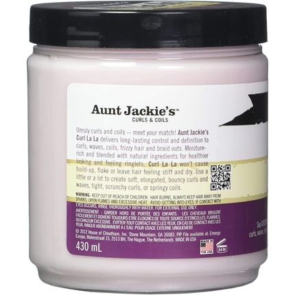 Aunt Jackie'S Curls & Coils Curl La La Defining Curl Custard Cream 426G
