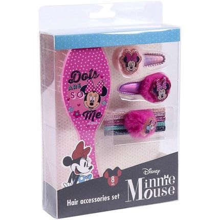 Cerda Life'S Little Moments Hair Accessories Set For Girls 8-Piece Hair Jewelry Set By Minnie Mouse Official Disney License - Image 3