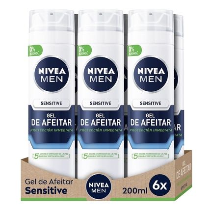 Nivea Men Sensitive Shaving Gel For Sensitive Skin With Ultra Glide Technology 200Ml