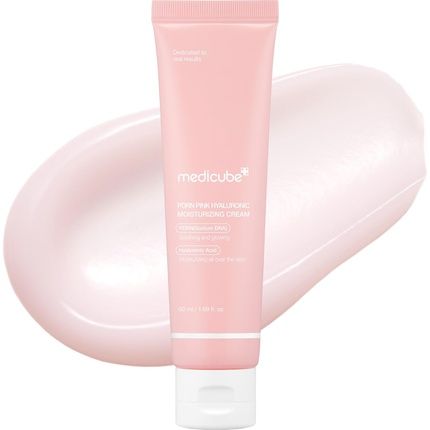Medicube Salmon Dna Pdrn Pink Hyaluronic Moisturizing Cream - Pink Soothing