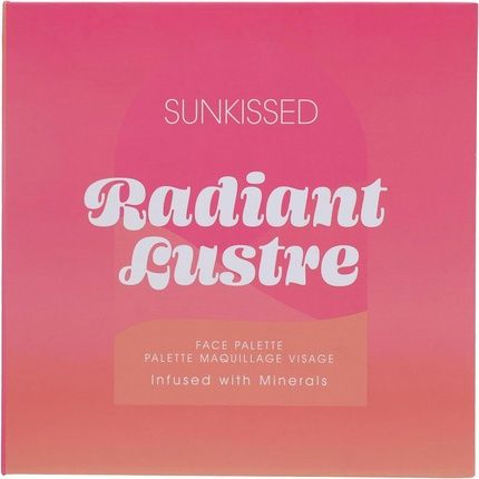 Makeup Palette With Bronzer, Blush, Highlighter And Contour For Radiant Glow By Sunkissed