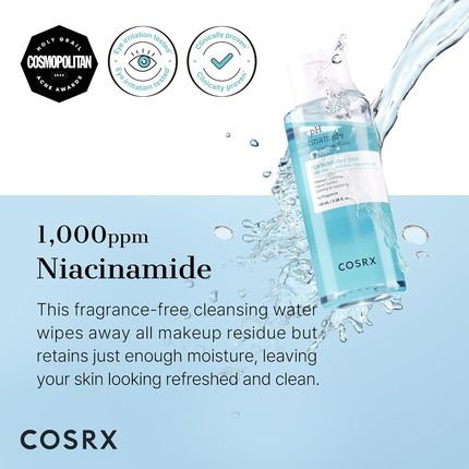 Cosrx Low Ph Niacinamide Micellar Cleansing Water Daily Mild Facial Cleanser