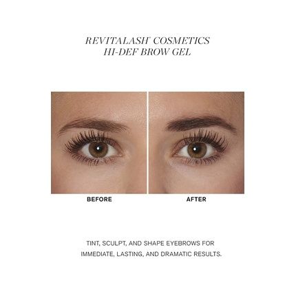 Revitalash Cosmetics Hi-Def Brow Gel Dark Brown 0.25 Fl Oz - Image 3