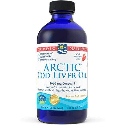Nordic Naturals Arctic Cod Liver Oil Strawberry