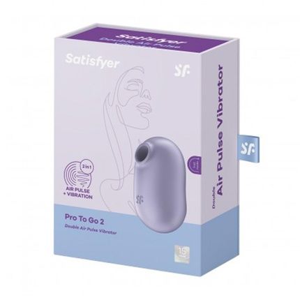 Satisfyer, Vibrator, Pressure Wave Vibrator, Pro To Go 2 , 8.5 Cm, Ideal For