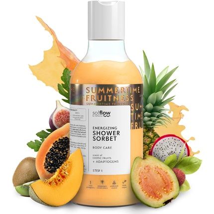 So!Flow Energizing Exotic Shower Gel With Passiflora And Maca Root - A Sorbet-Inspired Gel For Revitalizing Skin - Exotic Fruits