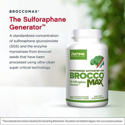 Jarrow Formulas Broccomax 120 Vegetarian Capsules - Image 3
