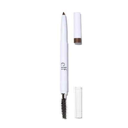 E.L.F. Instant Lift Brow Pencil Double-Sided Precision Liner And Spoolie For Defined Brows Deep Brown