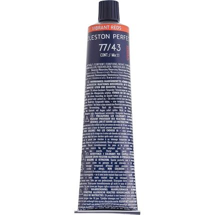 Wella Koleston Perfect Me+ Vibrant Reds 77/43 Mittelblond-Intensiv Rot-Gold (60 Ml) - Image 3