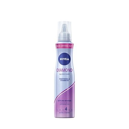 Nivea Styling Hair Mousse Diamond Gloss 150Ml