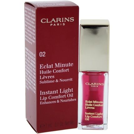 Clarins Instant Light Lip Comfort Oil 02 Raspberry 7Ml