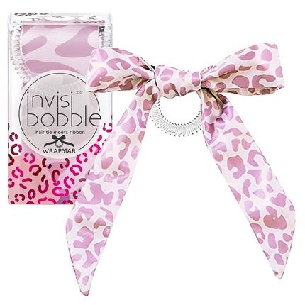 Wrapstar Urban Safari Hair Tie With Ribbon Cat In The City