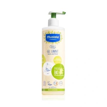 Mustela Organic Shampoo Gel With Dispenser 400Ml Mustela