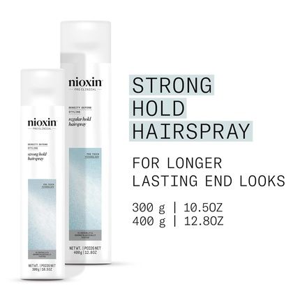 Nioxin Density Defend Strong Hold Hairspray For Long-Lasting Hairstyles